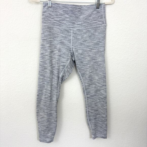 Lululemon Womens Wunder Under 7/8 Leggings Size 10 StyleW5AT5S Active Gray - Picture 1 of 7